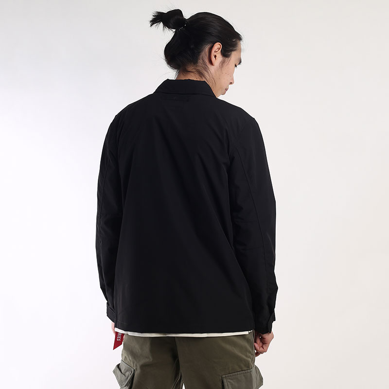 Мужская куртка Alpha Industries Nylon Cargo Shirt Jacket (MJN53000C1-black)  - цена, описание, фото 5